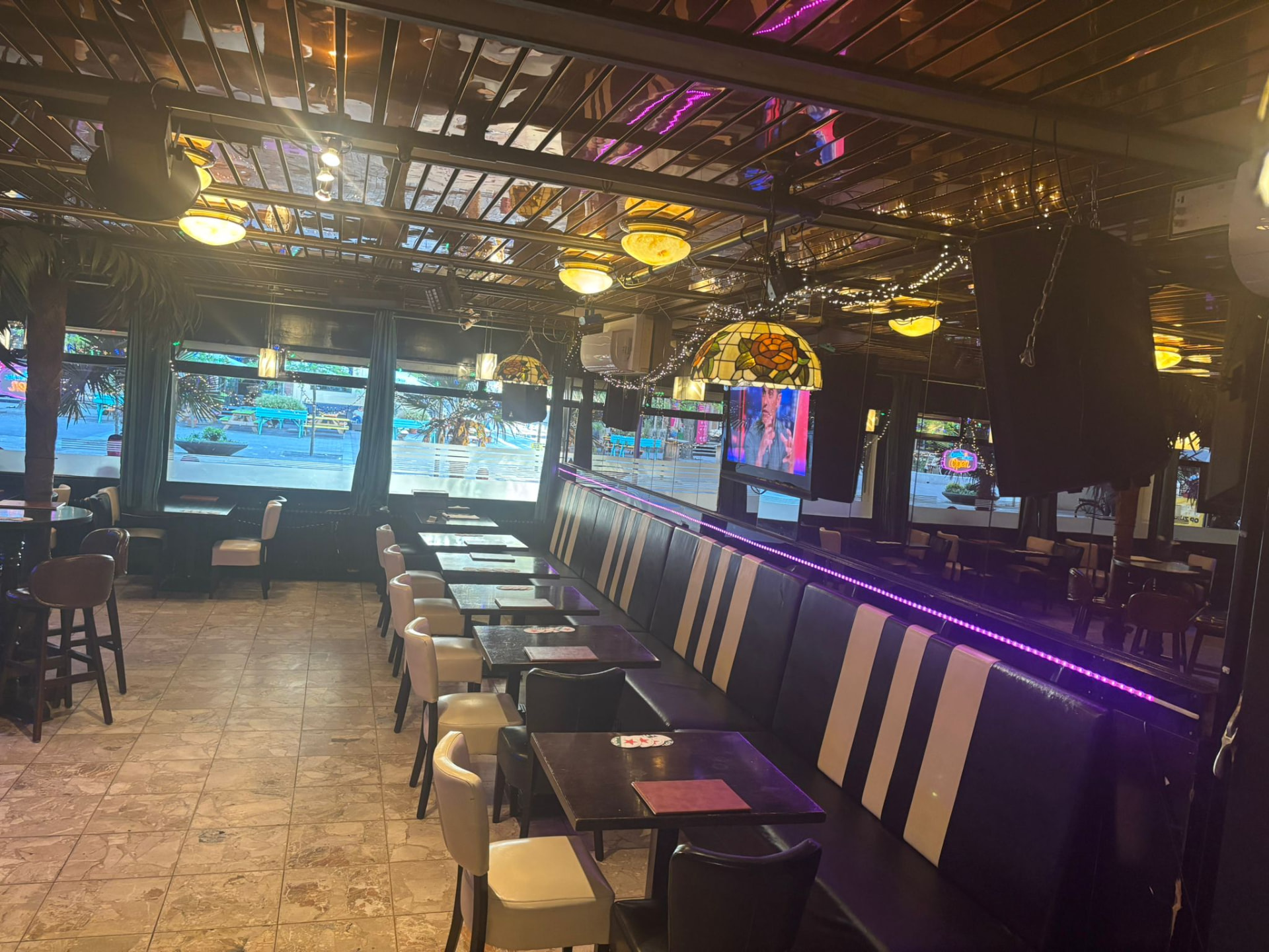 The Meeting Point dance floor at night